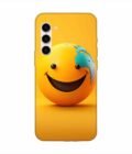 Samsung Galaxy S23 Plus (5G) Happy Smiley Face Emoji Custom Printed Back Cover Design