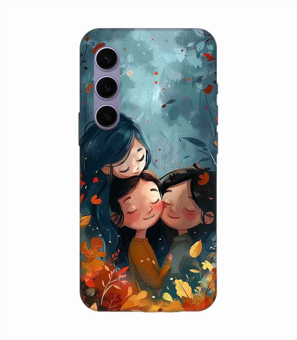 Samsung Galaxy S24 (5G) Happy Friendship Day Text With Suitable Image Friendship Celebration Custom Printed Back Cover Design