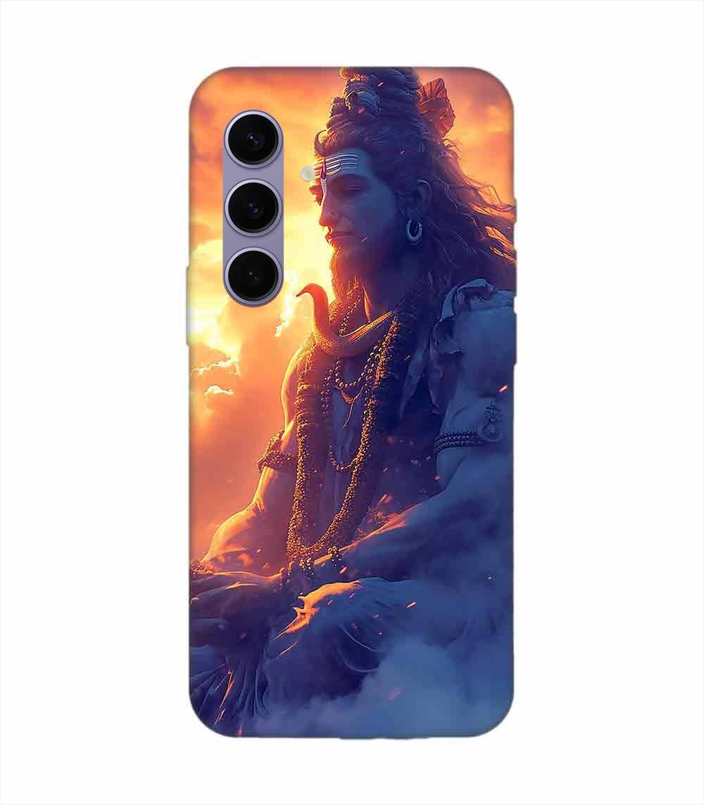 Samsung Galaxy S24 Plus (5G) Happy Maha Shivaratri Wallpaper Custom Printed Back Cover Design