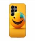 Samsung Galaxy S25 Ultra (5G) Happy Smiley Face Emoji Custom Printed Back Cover Design