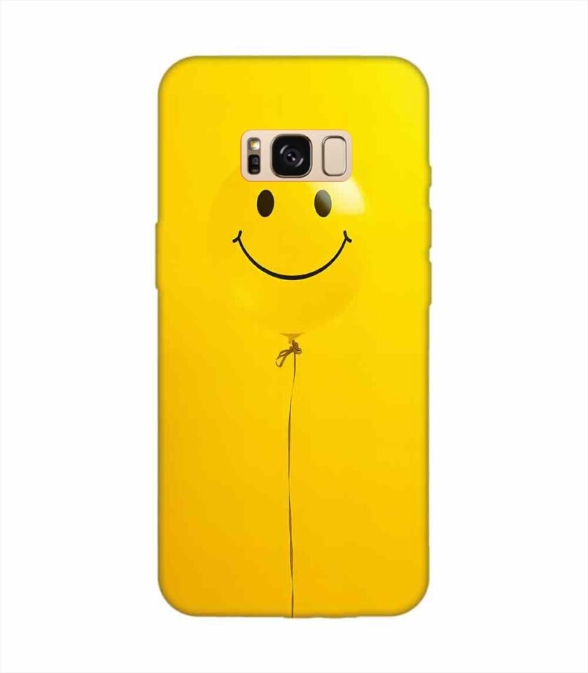 Samsung Galaxy S8 Plus Happy Yellow Balloon Custom Printed Back Cover Design