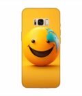 Samsung Galaxy S8 Happy Smiley Face Emoji Custom Printed Back Cover Design