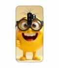 Samsung Galaxy S9 Plus Happy Yellow Smiley Face Wearing Glasses Giving Thumbs Up Custom Printed Back Cover Design