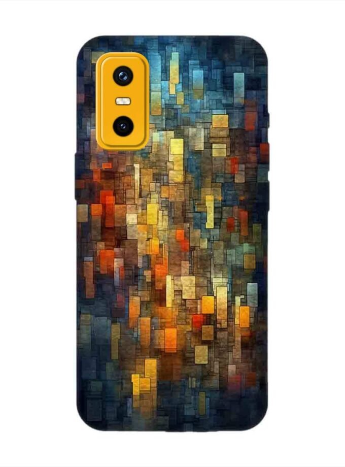 Custom Printed Case Cover for Infinix Gt 30 Pro (5G) close up colorful mosaic squares shapes