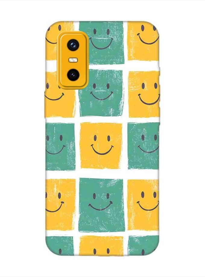 Custom Printed Case Cover for Infinix Gt 30 Pro (5G) close up pattern smiley faces