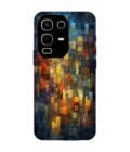 Custom Printed Case Cover for Infinix Note 50S (5G) close up colorful mosaic squares shapes