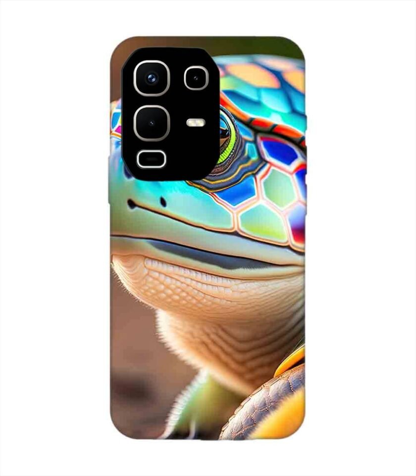 Custom Printed Case Cover for Infinix Note 50S (5G) close up cute turtle