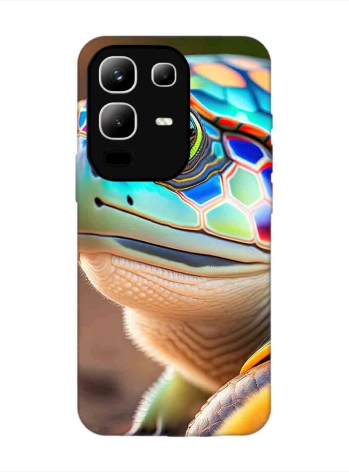 Custom Printed Case Cover for Infinix Note 50X (5G) close up cute turtle