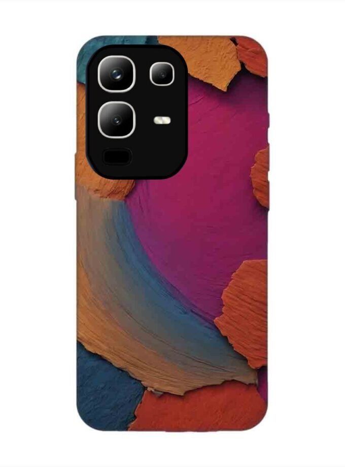 Custom Printed Case Cover for Infinix Note 50X (5G) closeup color textured surface