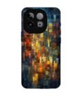 Custom Printed Case Cover for Iqoo Neo 10 (5G) close up colorful mosaic squares shapes