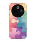 Custom Printed Case Cover for Iqoo Z10 (5G) close up colorful puzzle piece