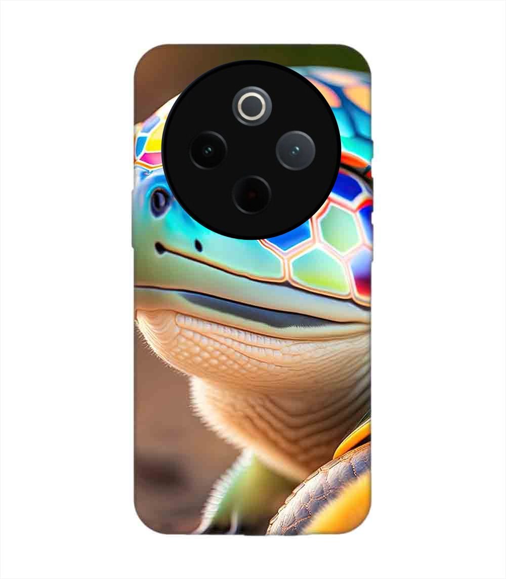 Custom Printed Case Cover for Iqoo Z10 (5G) close up cute turtle