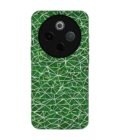 Custom Printed Case Cover for Iqoo Z10 (5G) close up green white geometric pattern