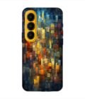 Custom Printed Case Cover for Itel A95 (5G) close up colorful mosaic squares shapes