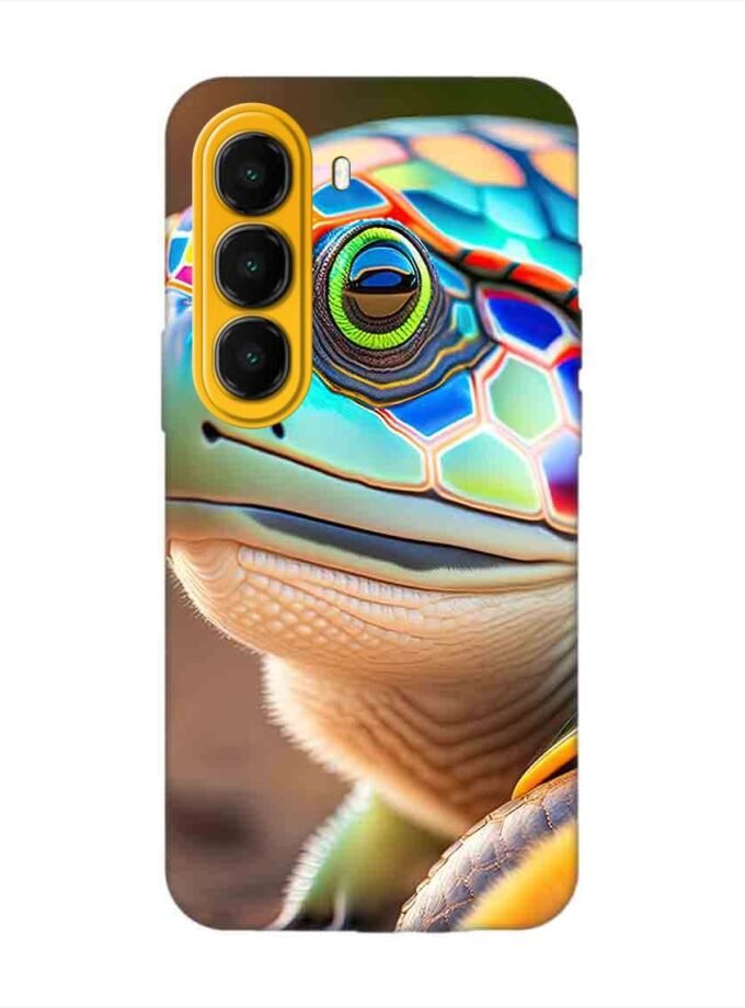 Custom Printed Case Cover for Itel A95 (5G) close up cute turtle