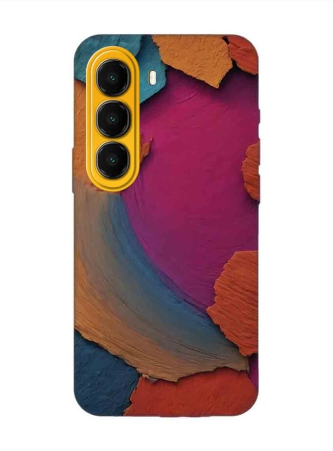 Custom Printed Case Cover for Itel A95 (5G) closeup color textured surface