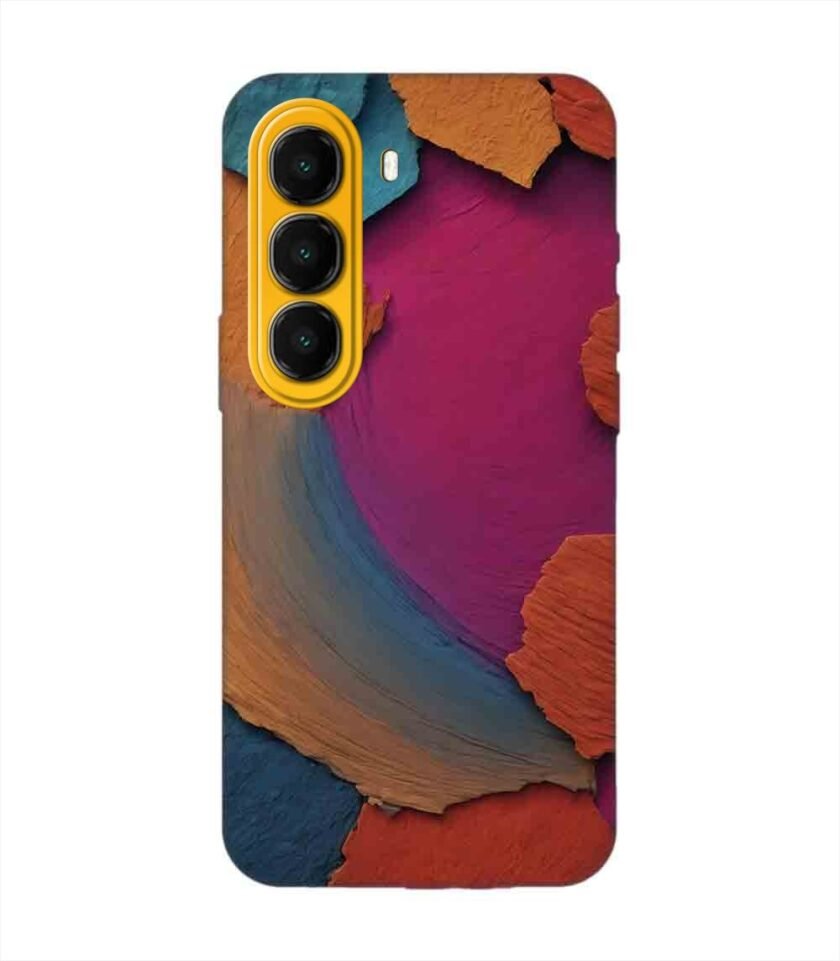 Custom Printed Case Cover for Itel A95 (5G) closeup color textured surface