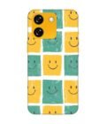 Custom Printed Case Cover for Lava Yuva Smart close up pattern smiley faces