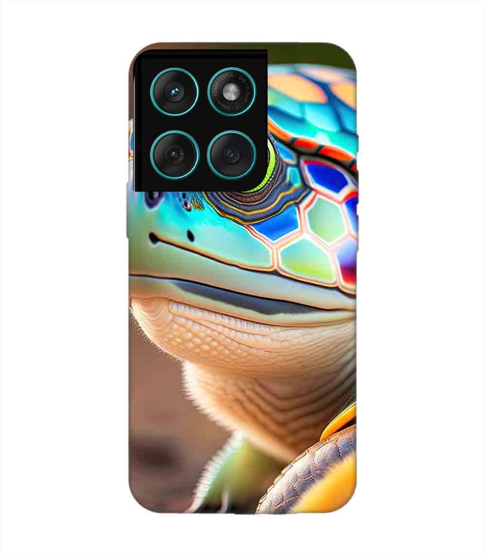 Custom Printed Case Cover for Motorola Moto Edge 60 Fusion (5G) close up cute turtle