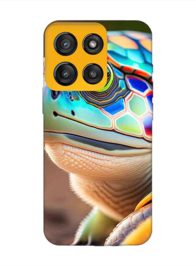 Custom Printed Case Cover for Motorola Moto Edge 60 Stylus close up cute turtle