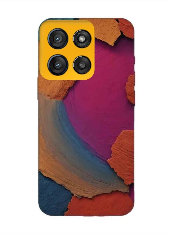 Custom Printed Case Cover for Motorola Moto Edge 60 Stylus closeup color textured surface