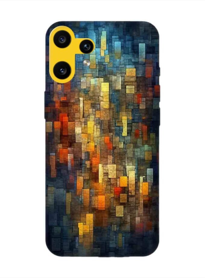 Custom Printed Case Cover for Nothing CMF Phone 2 Pro (5G) close up colorful mosaic squares shapes
