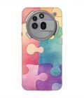 Custom Printed Case Cover for Nothing Phone 3A Pro close up colorful puzzle piece