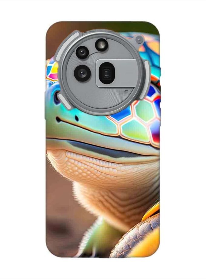 Custom Printed Case Cover for Nothing Phone 3A Pro close up cute turtle