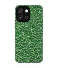 Custom Printed Case Cover for Oneplus 13S (5G) close up green white geometric pattern