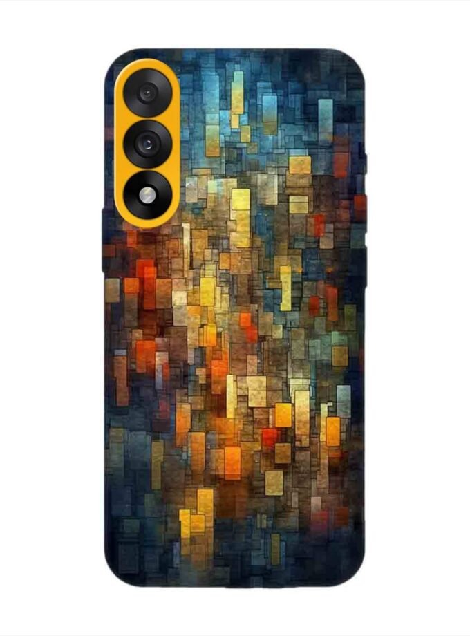 Custom Printed Case Cover for Oneplus Nord 5 (5G) close up colorful mosaic squares shapes