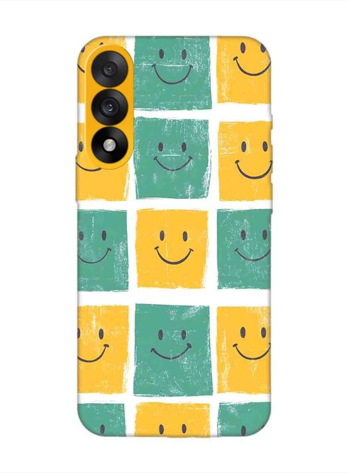 Custom Printed Case Cover for Oneplus Nord 5 (5G) close up pattern smiley faces