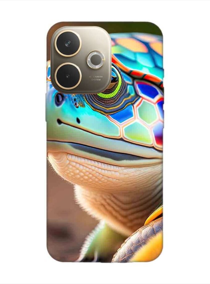 Custom Printed Case Cover for Oppo A5 Pro (5G) close up cute turtle