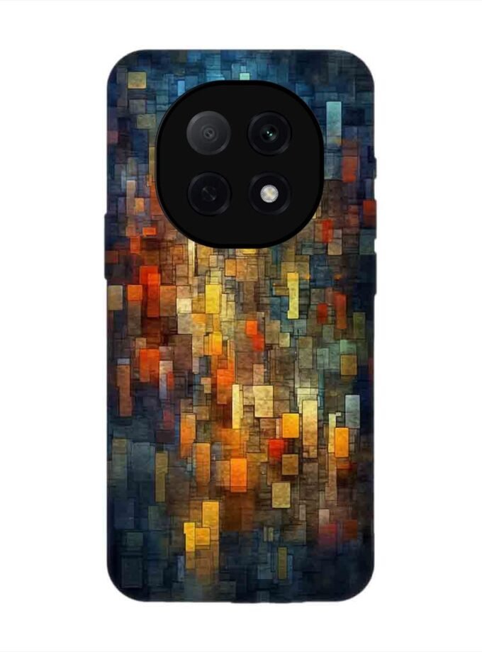 Custom Printed Case Cover for Oppo F29 (5G) close up colorful mosaic squares shapes
