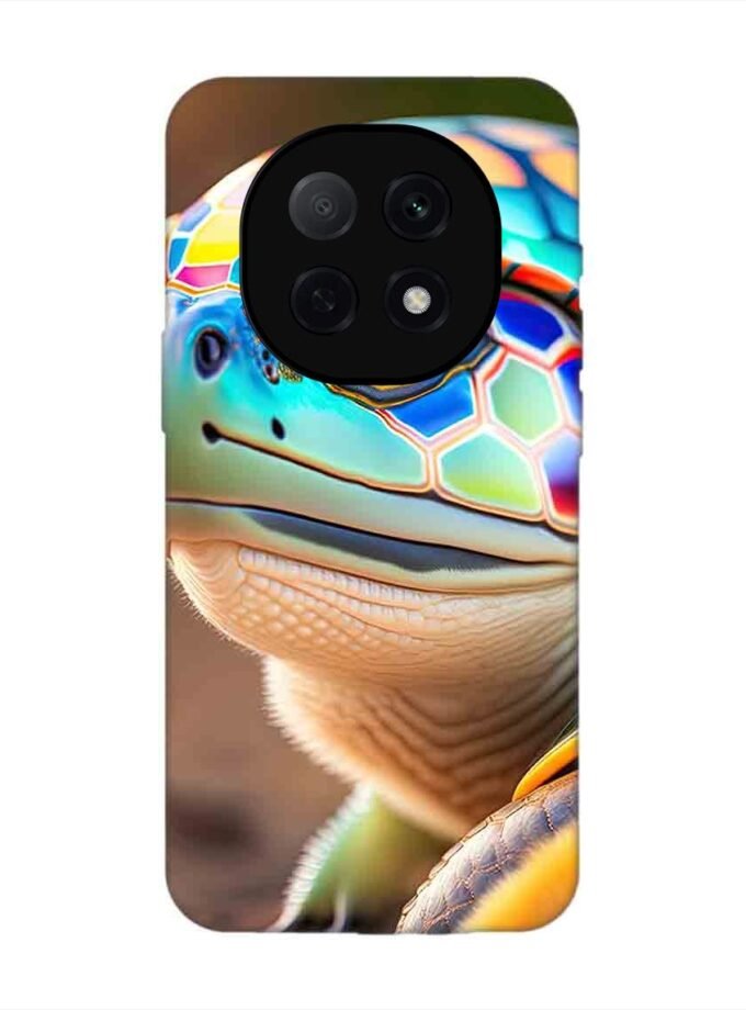 Custom Printed Case Cover for Oppo F29 (5G) close up cute turtle