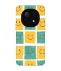 Custom Printed Case Cover for Oppo F29 (5G) close up pattern smiley faces