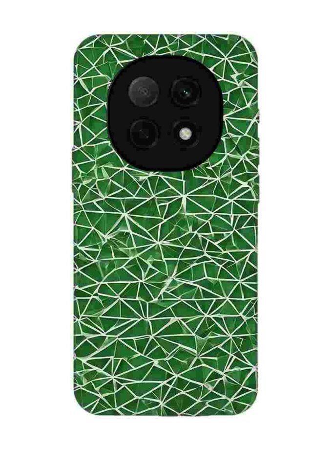 Custom Printed Case Cover for Oppo F29 Pro (5G) close up green white geometric pattern