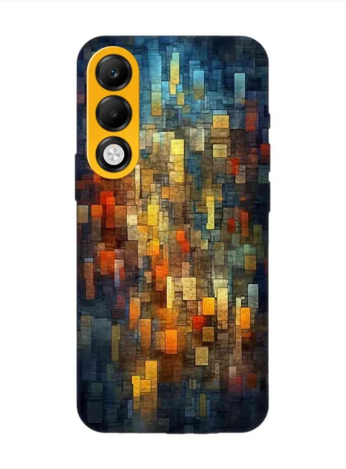 Custom Printed Case Cover for Oppo K13X (5G) close up colorful mosaic squares shapes