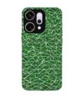 Custom Printed Case Cover for Oppo Reno 14 Pro (5G) close up green white geometric pattern