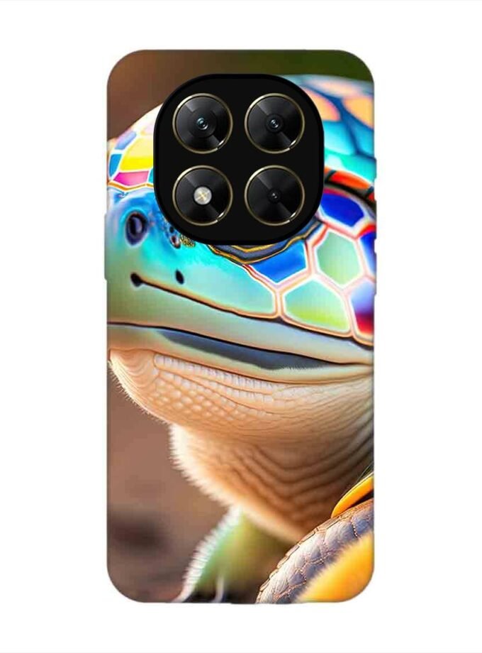 Custom Printed Case Cover for Poco X7 (5G) close up cute turtle