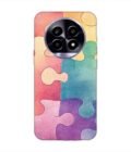 Custom Printed Case Cover for Realme 14 Pro Lite (5G) close up colorful puzzle piece