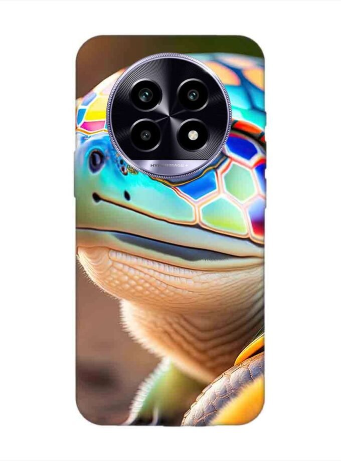 Custom Printed Case Cover for Realme 14 Pro Lite (5G) close up cute turtle