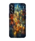Custom Printed Case Cover for Samsung Galaxy A26 (5G) close up colorful mosaic squares shapes