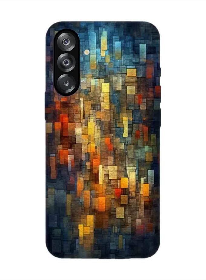 Custom Printed Case Cover for Samsung Galaxy A26 (5G) close up colorful mosaic squares shapes