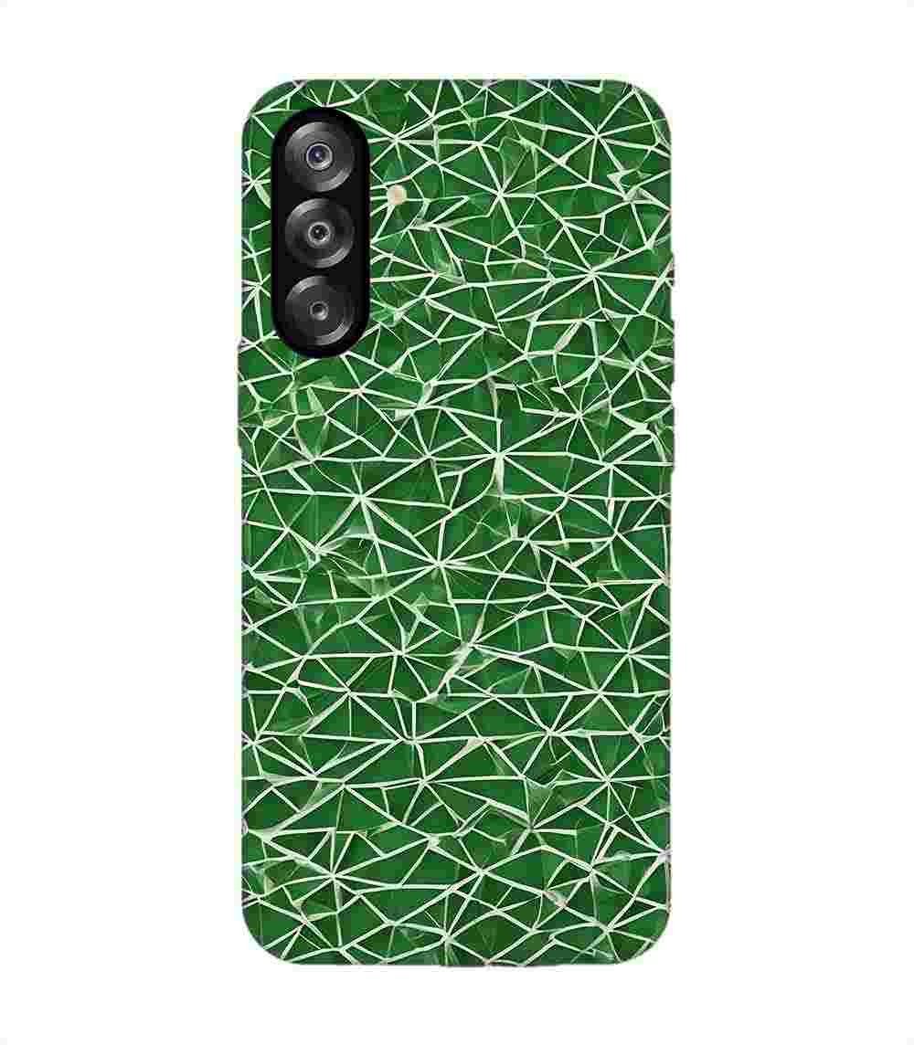 Custom Printed Case Cover for Samsung Galaxy A26 (5G) close up green white geometric pattern