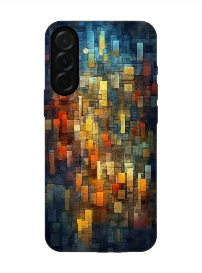 Custom Printed Case Cover for Samsung Galaxy A36 (5G) close up colorful mosaic squares shapes