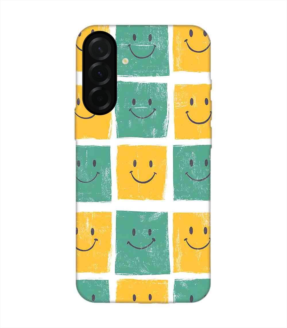 Custom Printed Case Cover for Samsung Galaxy A36 (5G) close up pattern smiley faces