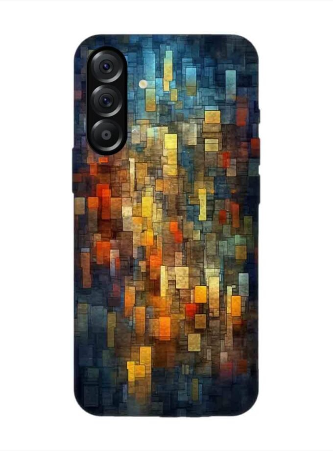 Custom Printed Case Cover for Samsung Galaxy A56 (5G) close up colorful mosaic squares shapes