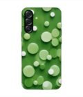 Custom Printed Case Cover for Samsung Galaxy A56 (5G) close up green background with white polka dots