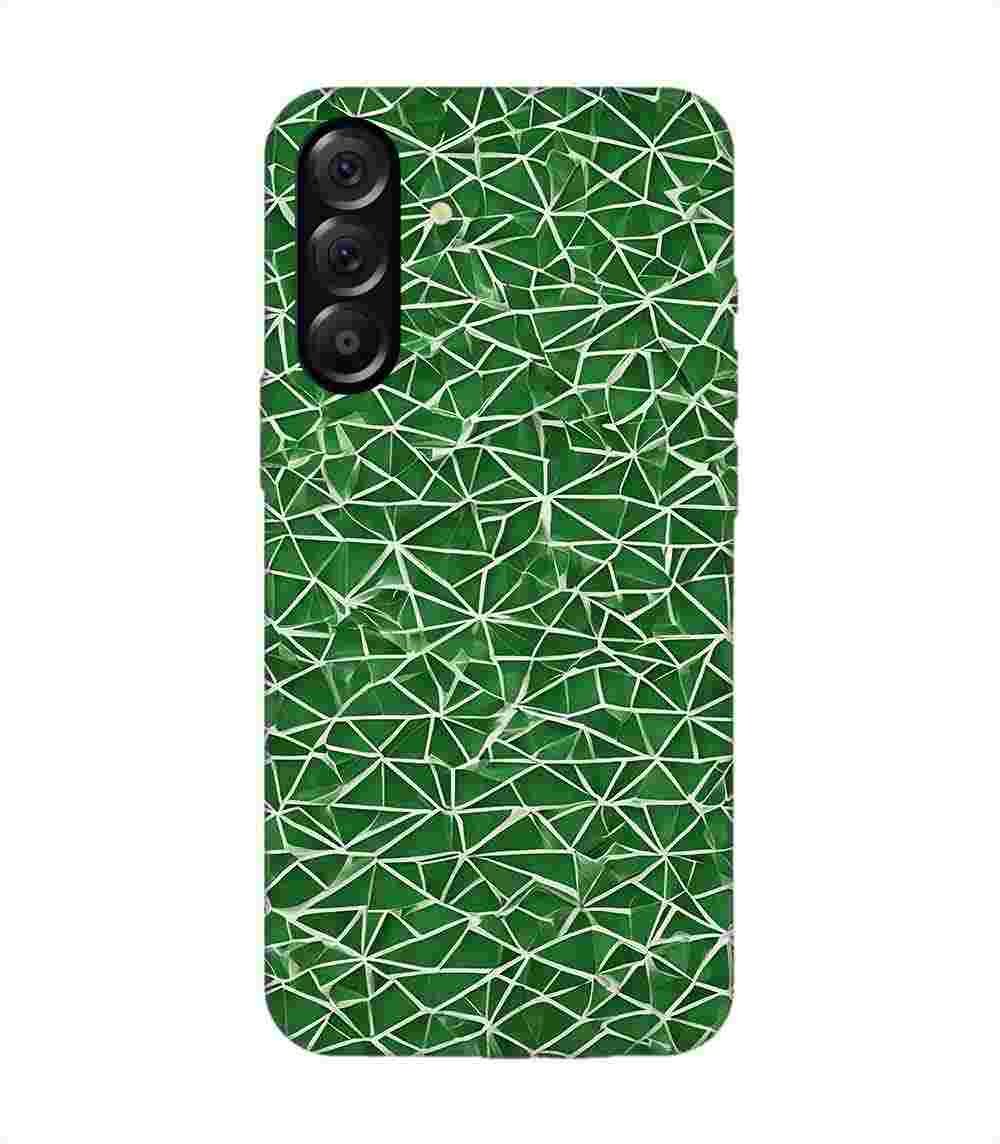 Custom Printed Case Cover for Samsung Galaxy A56 (5G) close up green white geometric pattern