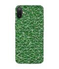 Custom Printed Case Cover for Samsung Galaxy F06 close up green white geometric pattern